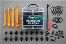 Kit FixaPro Master 800x - Presilhas Automotivas Universais + Ferramentas de Remoção (Brinde)